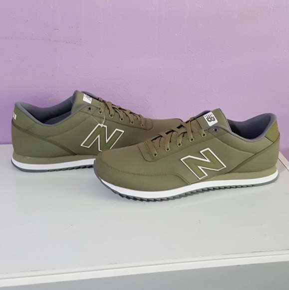 army green new balance shoes